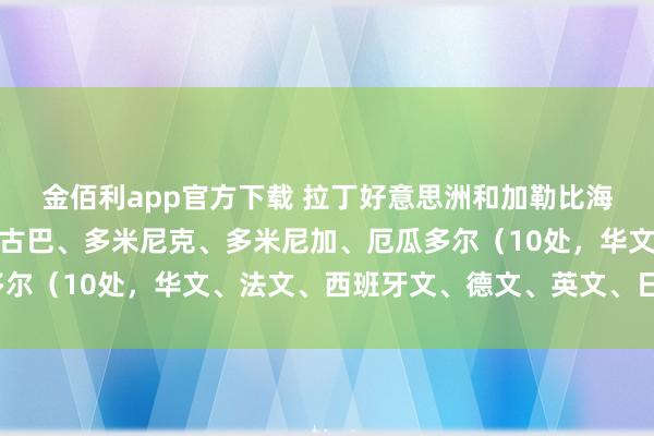金佰利app官方下载 拉丁好意思洲和加勒比海地区寰球遗产（八）：古巴、多米尼克、多米尼加、厄瓜多尔（10处，华文、法文、西班牙文、德文、英文、日文称号）